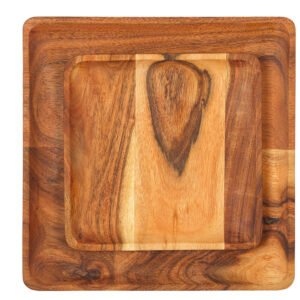Set de 2 plateaux carrés Dzomo – Maison Yak