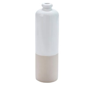 Set de 4 bouteilles Wabi en grès blanc – Maison Yak