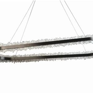 Lustre ovale Cristal – Maison Yak