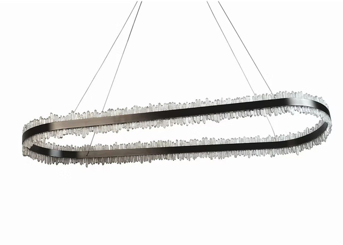 Lustre ovale Cristal – Maison Yak