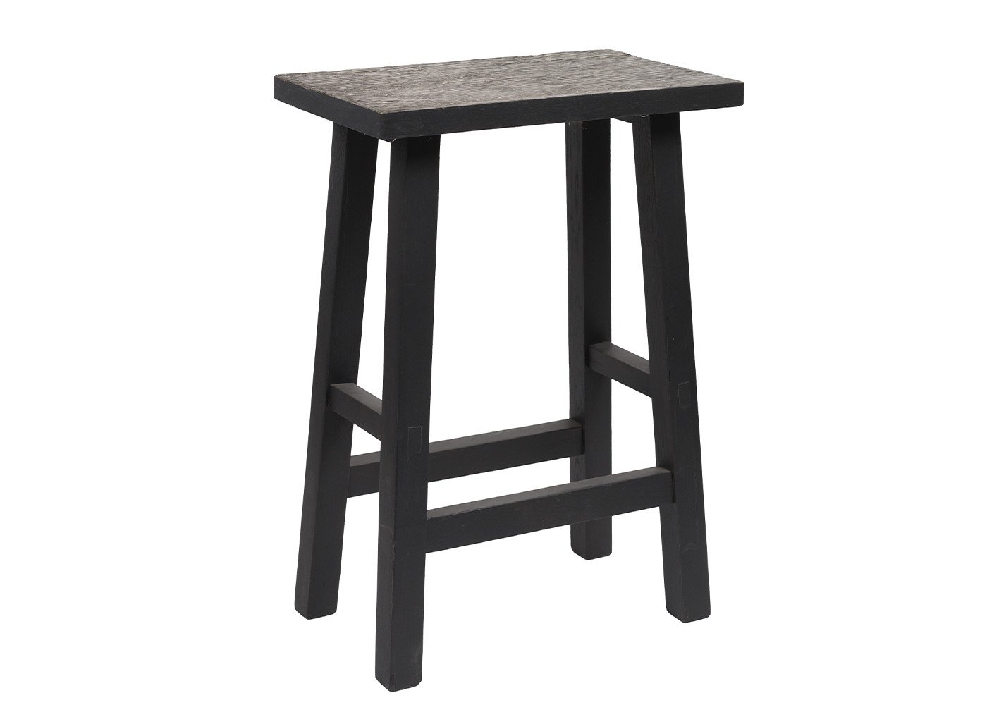 Victor Tibetan fur stool – Maison Yak – view 3