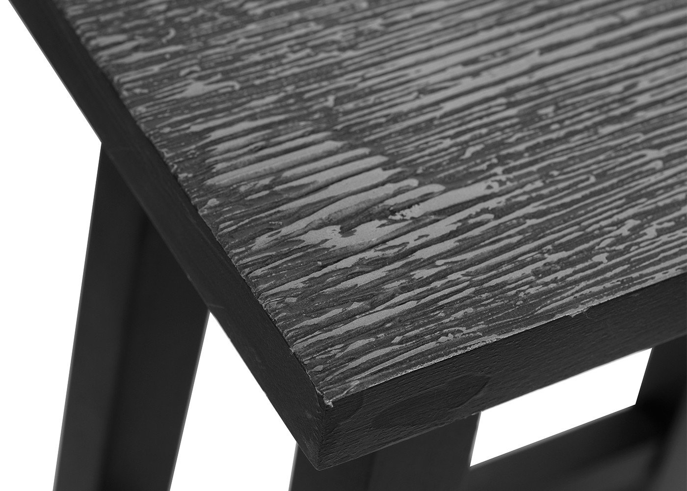 Victor Tibetan fur stool – Maison Yak – view 4