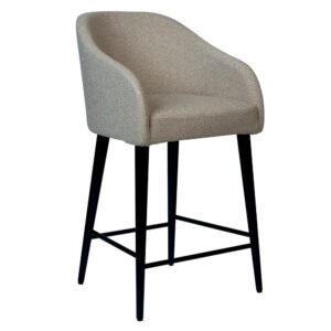 Tabouret haut Raymond en tissu – Maison Yak