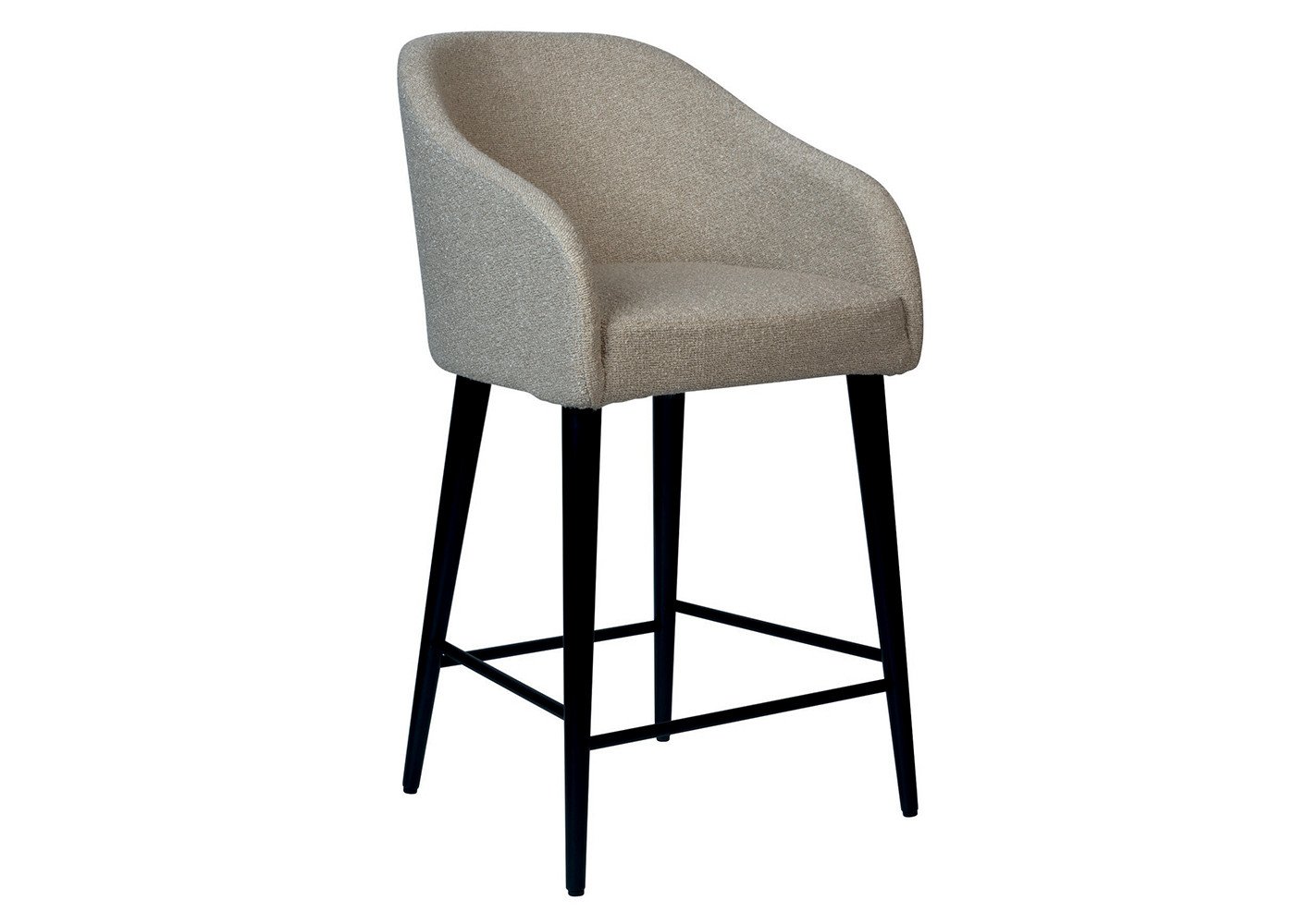 Raymond high stool in fabric – Maison Yak