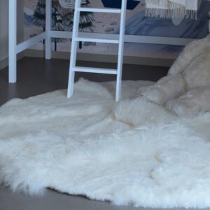 Round sheepskin rug Ø 200 cm – Maison Yak