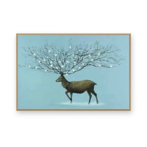 Cerf de Noël lumineux