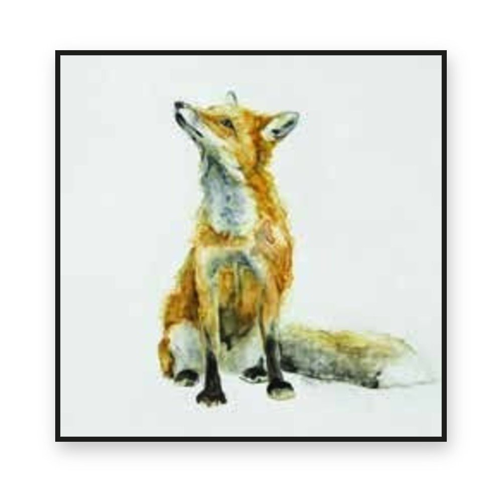 Toile « Renard » en caisse américaine noire