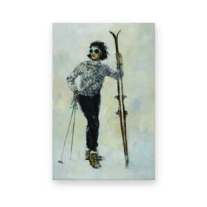 Skieuse II<span> – </span>50 × 75 cm, Toile seule