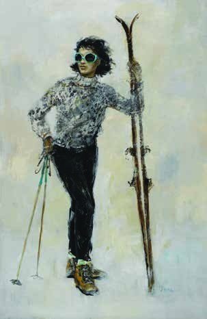 Toile Skieuse II