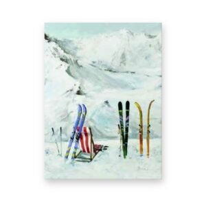 Week-end à la montagne<span> – </span>40 × 50 cm, Toile seule